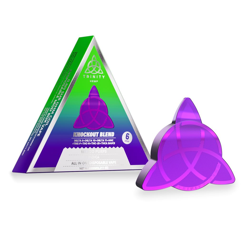 Trinity Hemp Delta 8 All In One K.O. Blend Disposable 6g (5/Pack) [DROPSHIP]