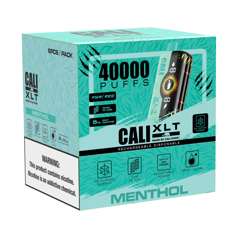Cali XLT 40K Disposable 25mL (6/pack) [DROPSHIP]