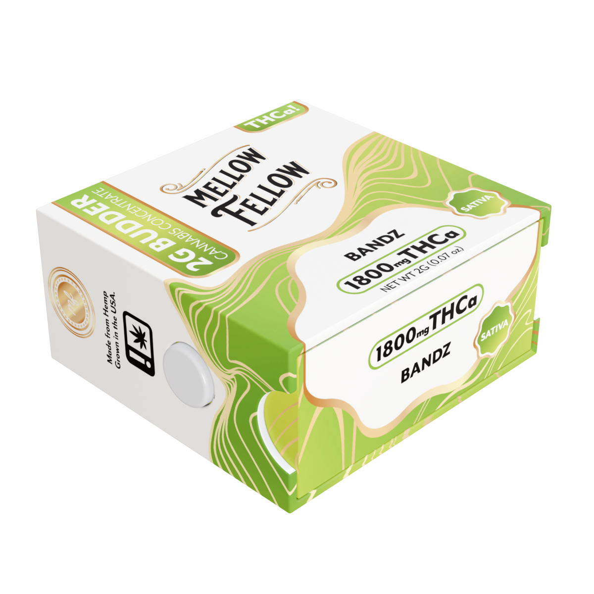 Mellow Fellow THC-A Budder 2g (6/pack) [DROPSHIP]