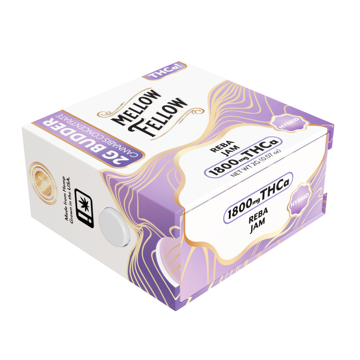 Mellow Fellow THC-A Budder 2g (6/pack) [DROPSHIP]