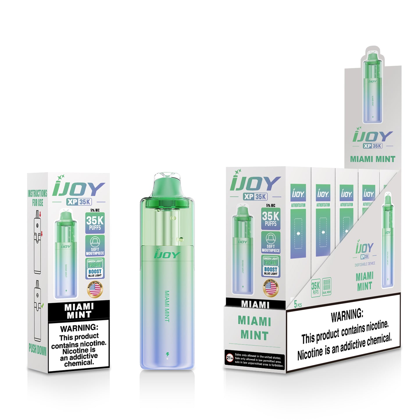 iJoy XP35K Disposable 18mL (5/pack) [TX Compliant]