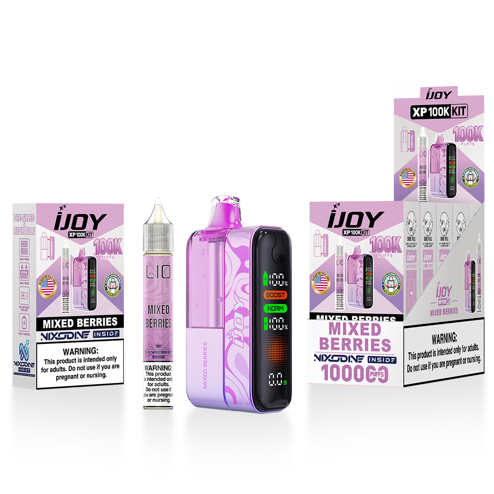 iJoy XP100K Nixodine Disposable Kit 18mL + 15mL Bottle (5/pack) [TX Compliant]