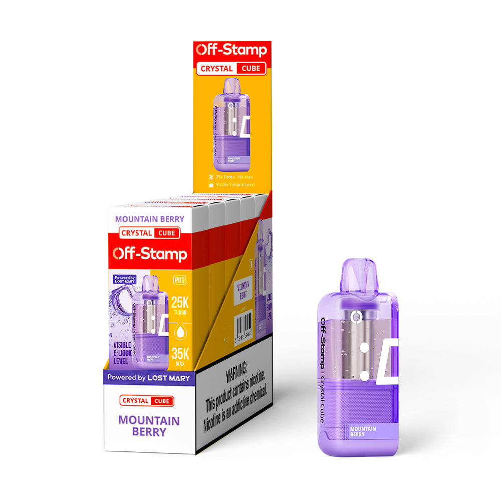 Off Stamp X Cube Crystal 35K Pod Disposable 18mL (5/pack)