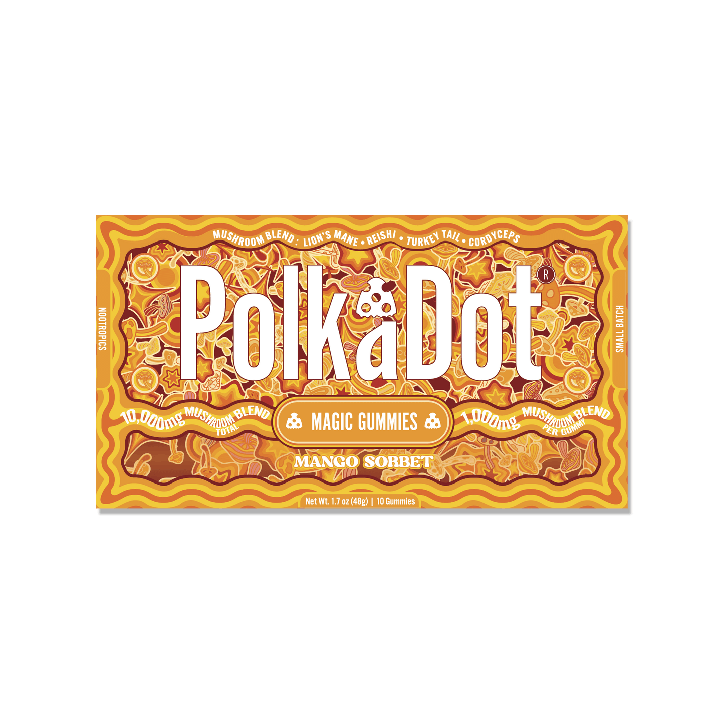 Polkadot Mushroom Magic Gummies 10000mg (10/pack)