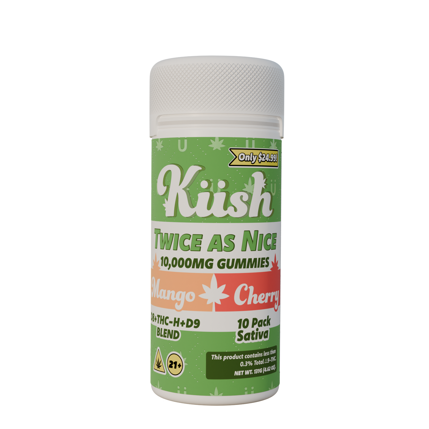 Chapo Kush Twice As Nice Gummies 10,000mg 10ct (6/pack) [DROPSHIP]