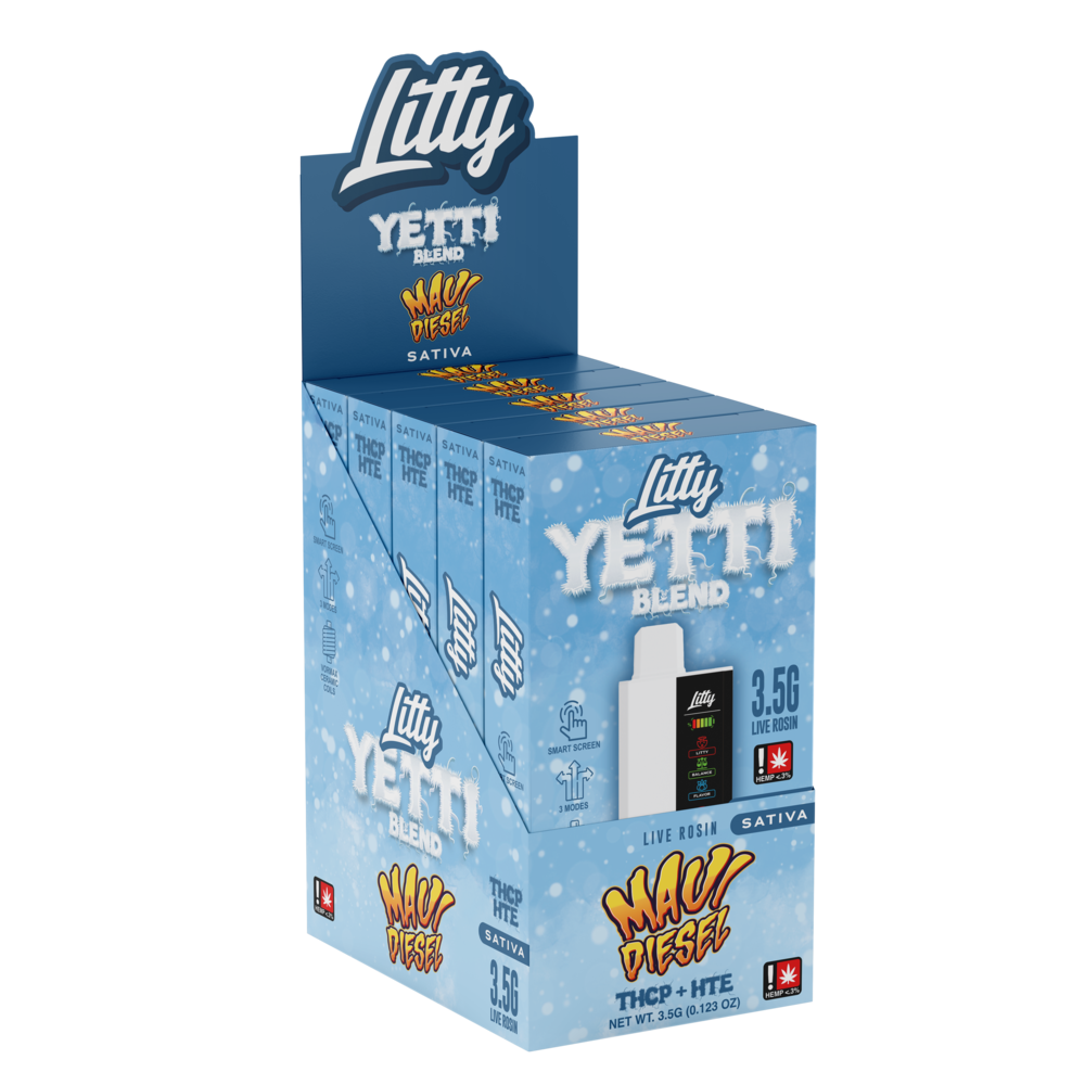 Litty Yetti Blend THC-P Disposable 3.5g (5/Pack) [DROPSHIP]