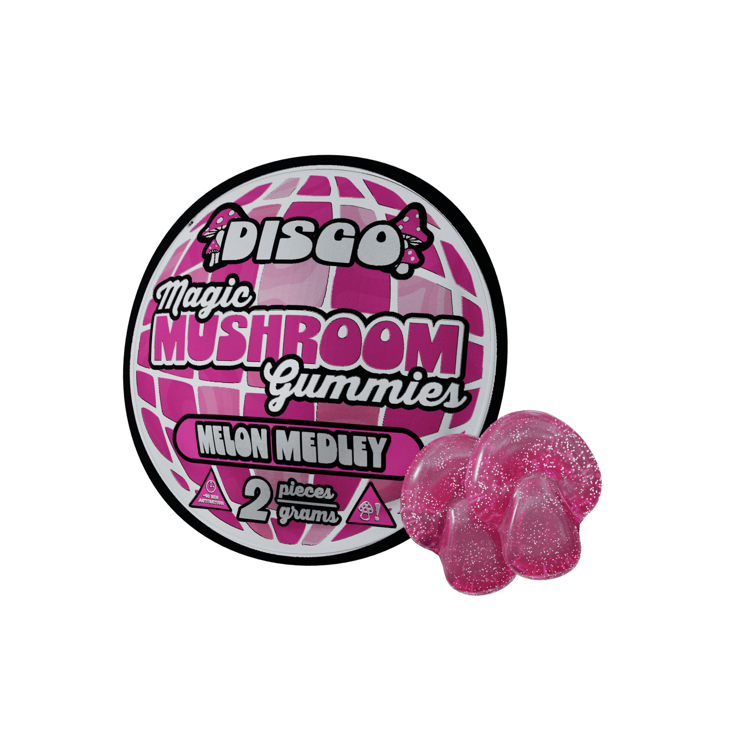 Disco By Chapo Extrax Magic Mushroom Gummies 8g 2ct (20/Pack) [DROPSHIP]