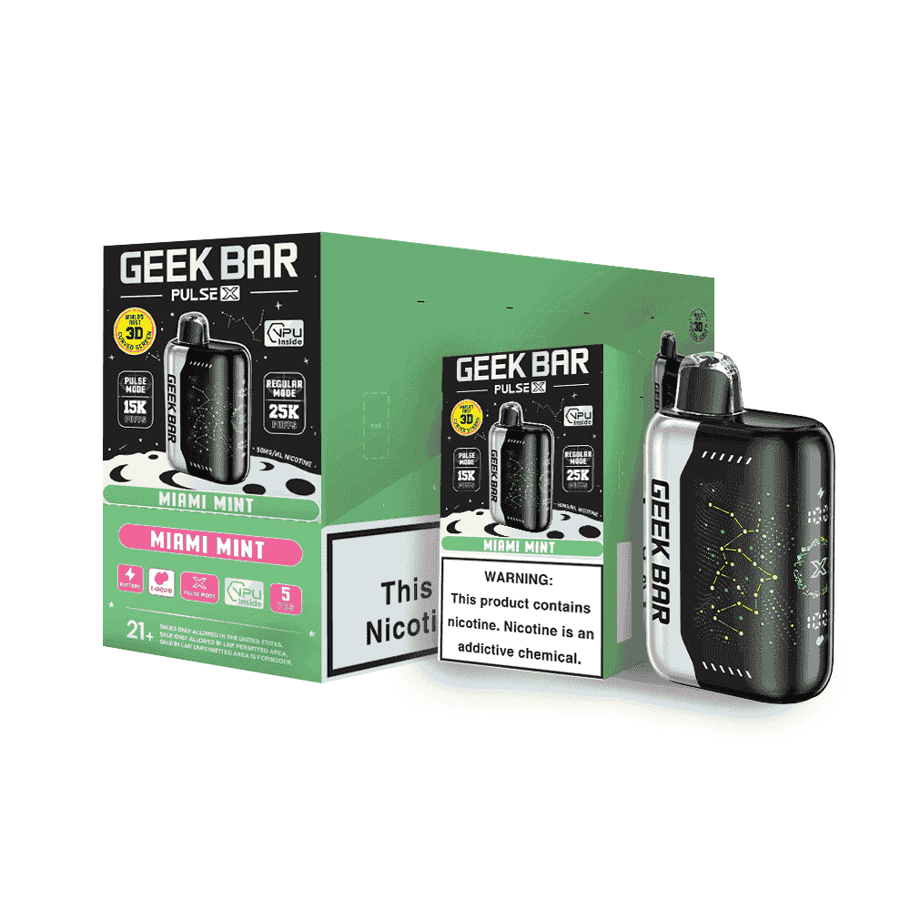 Geek Bar Pulse X 25K Disposable 18mL (5/pack) LA Vapor Inc Geek Bar Pulse X 25K Disposable 18mL (5/pack) LA Vapor Inc