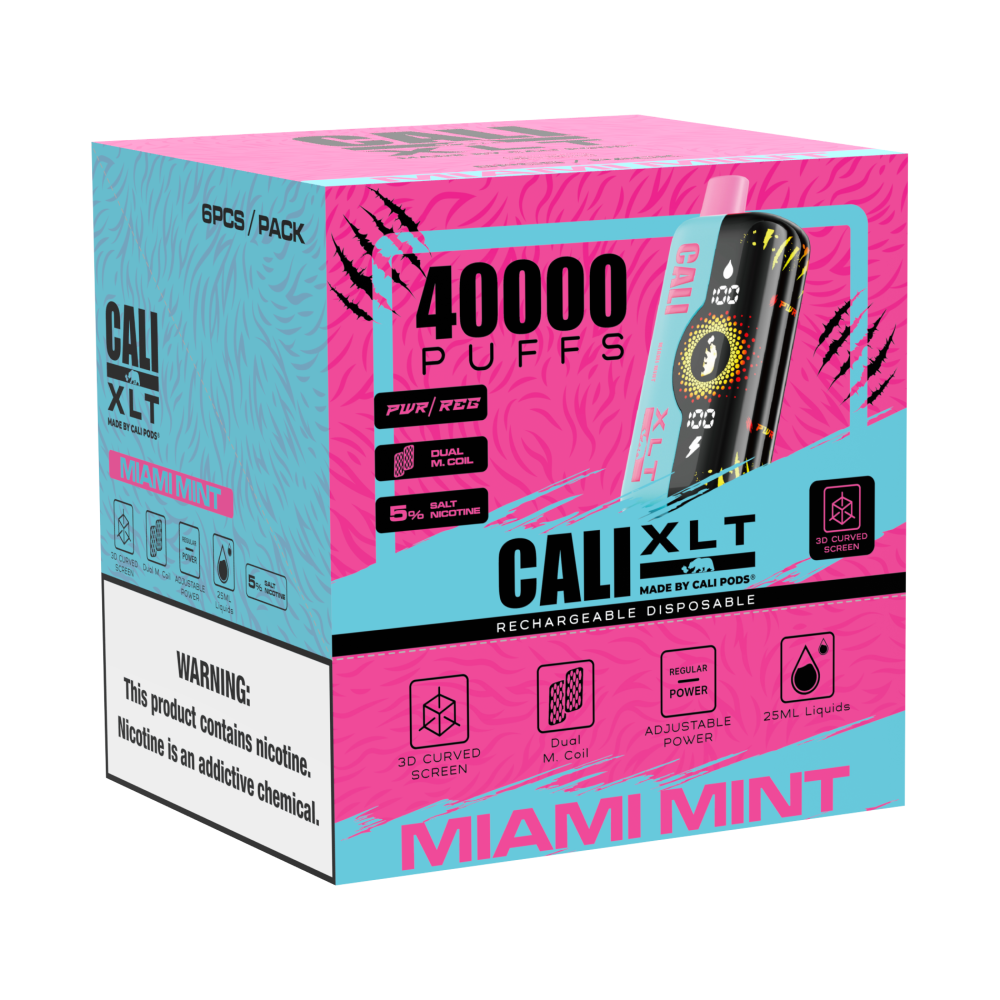 Cali XLT 40K Disposable 25mL (6/pack) [DROPSHIP]