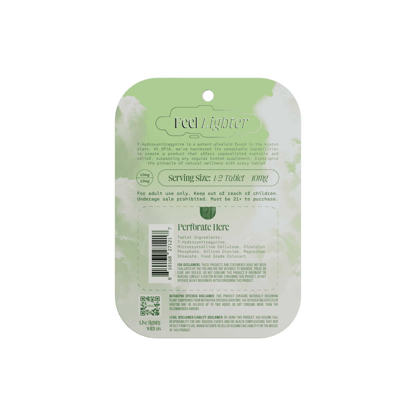 OPiA 7Hydroxy Chewable Tablets 4ct 20mg (SINGLE)