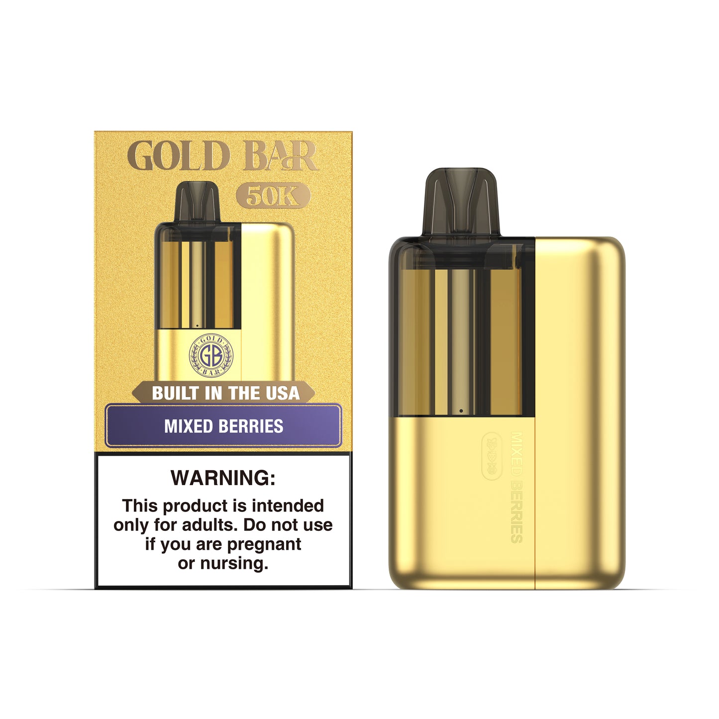 Gold Bar Max 50K Nixodine Disposable Kit (5/pack)