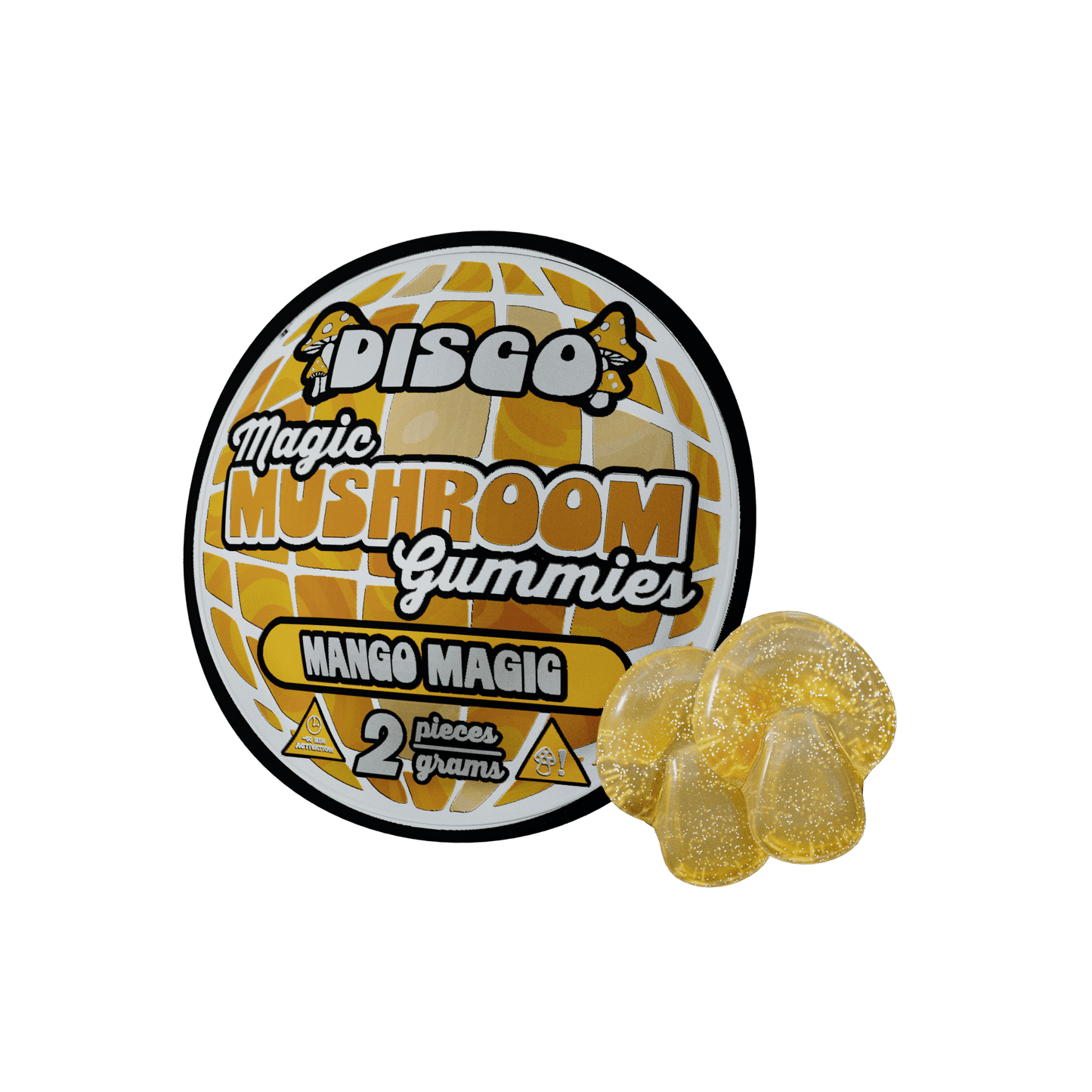Disco By Chapo Extrax Magic Mushroom Gummies 8g 2ct (20/Pack) [DROPSHIP]