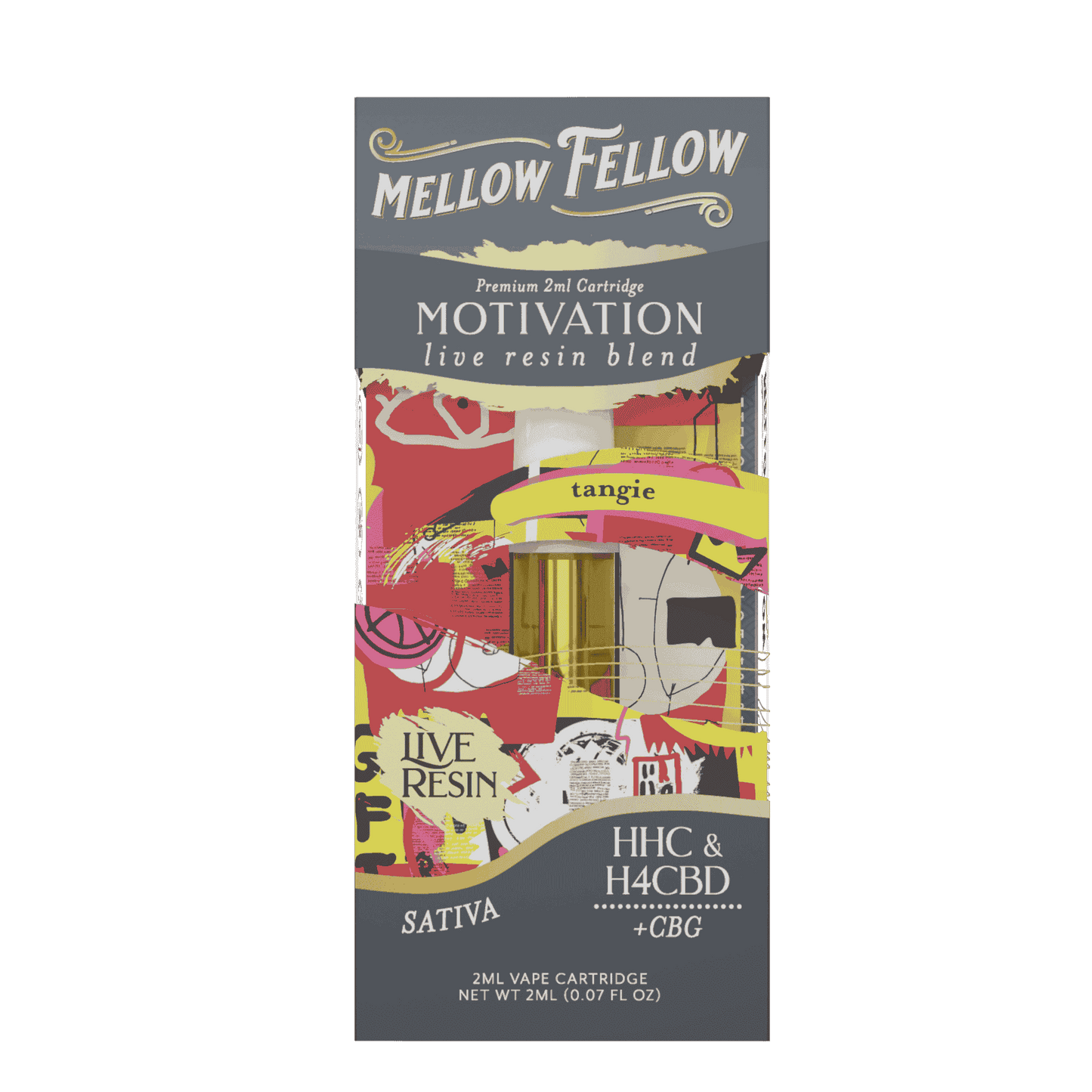 Mellow Fellow Live Resin Cartridge 2g (6/pack) [DROPSHIP]