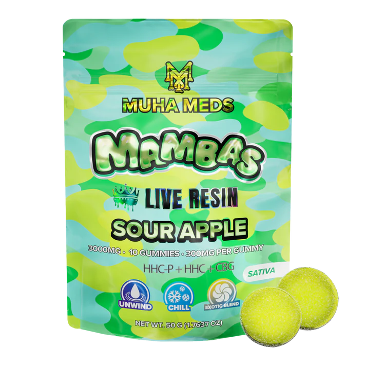 Muha Meds Live Resin Gummies 300mg 10ct (SINGLE)