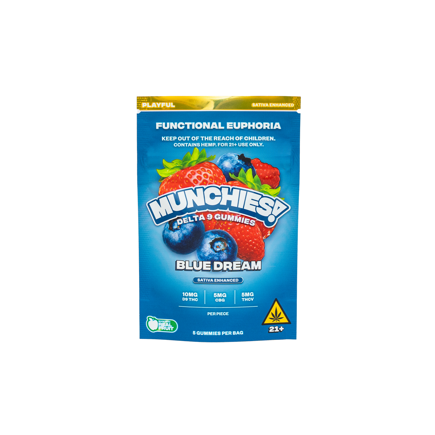 Munchies Gummy Euphoria D9 5ct (8/pack) [DROPSHIP]