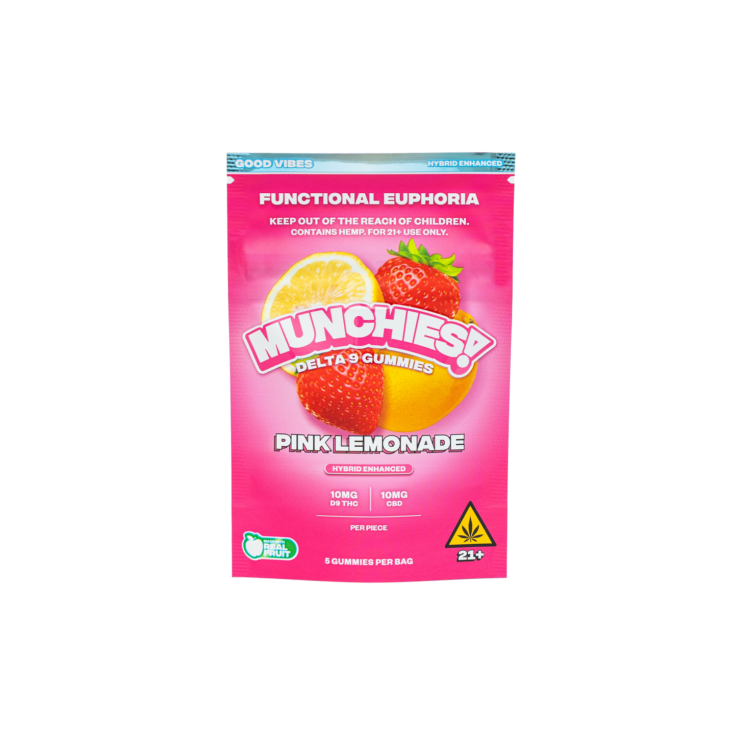 Munchies Gummy Euphoria D9 5ct (8/pack) [DROPSHIP]