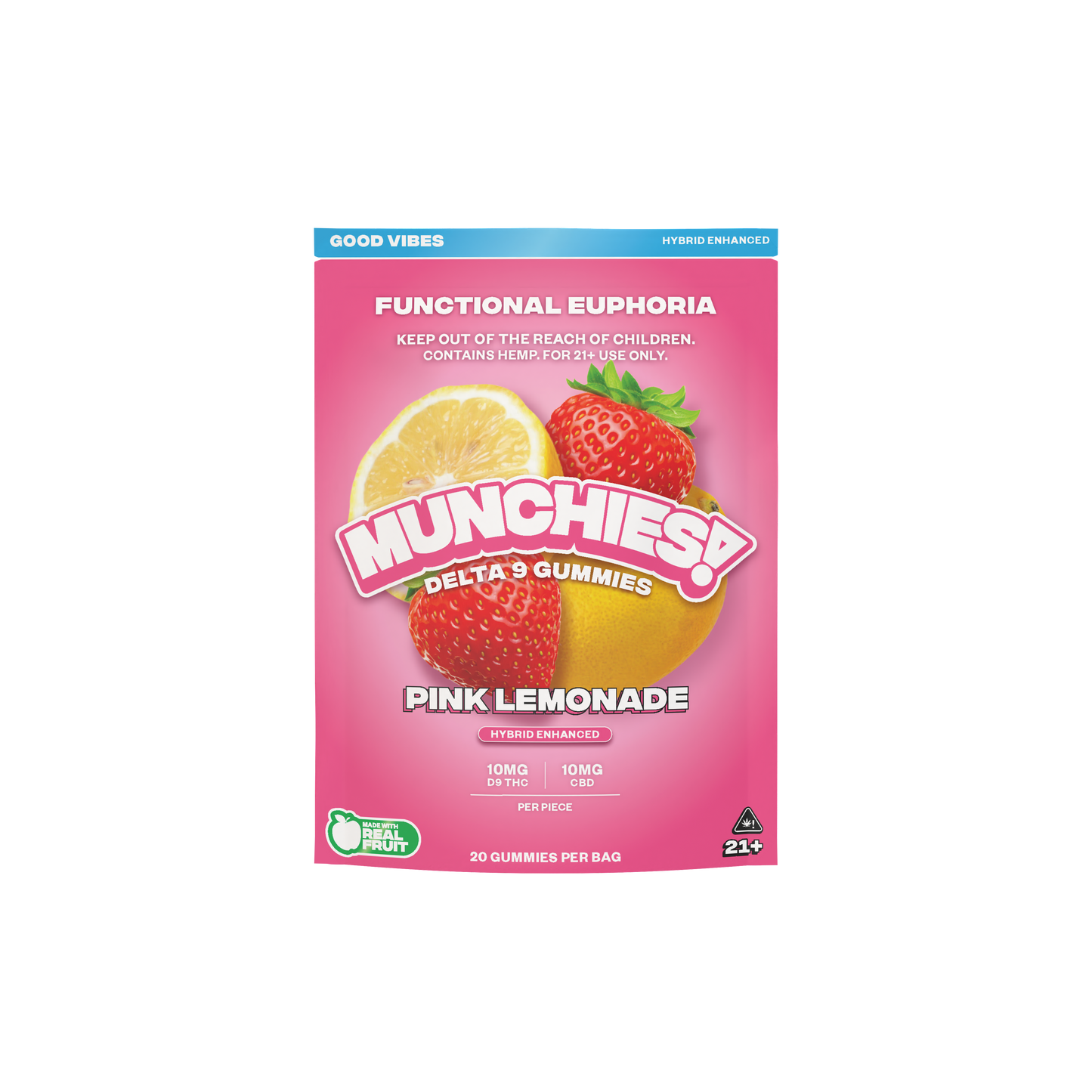 Munchies Euphoria Gummy D9 20ct (5/pack) [DROPSHIP]