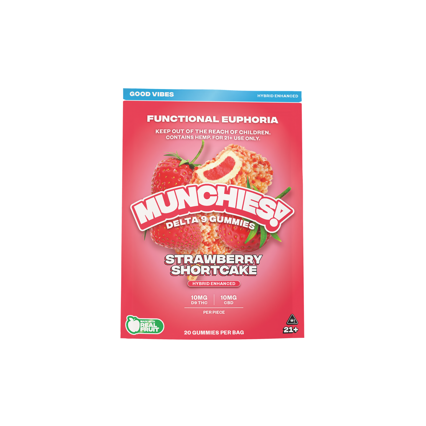 Munchies Euphoria Gummy D9 20ct (5/pack) [DROPSHIP]