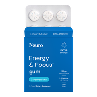 Neuro Energy And Focus Gum Extra Strength 6ct (10/pack)