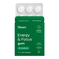 Neuro Energy And Focus Gum Extra Strength 6ct (10/pack)