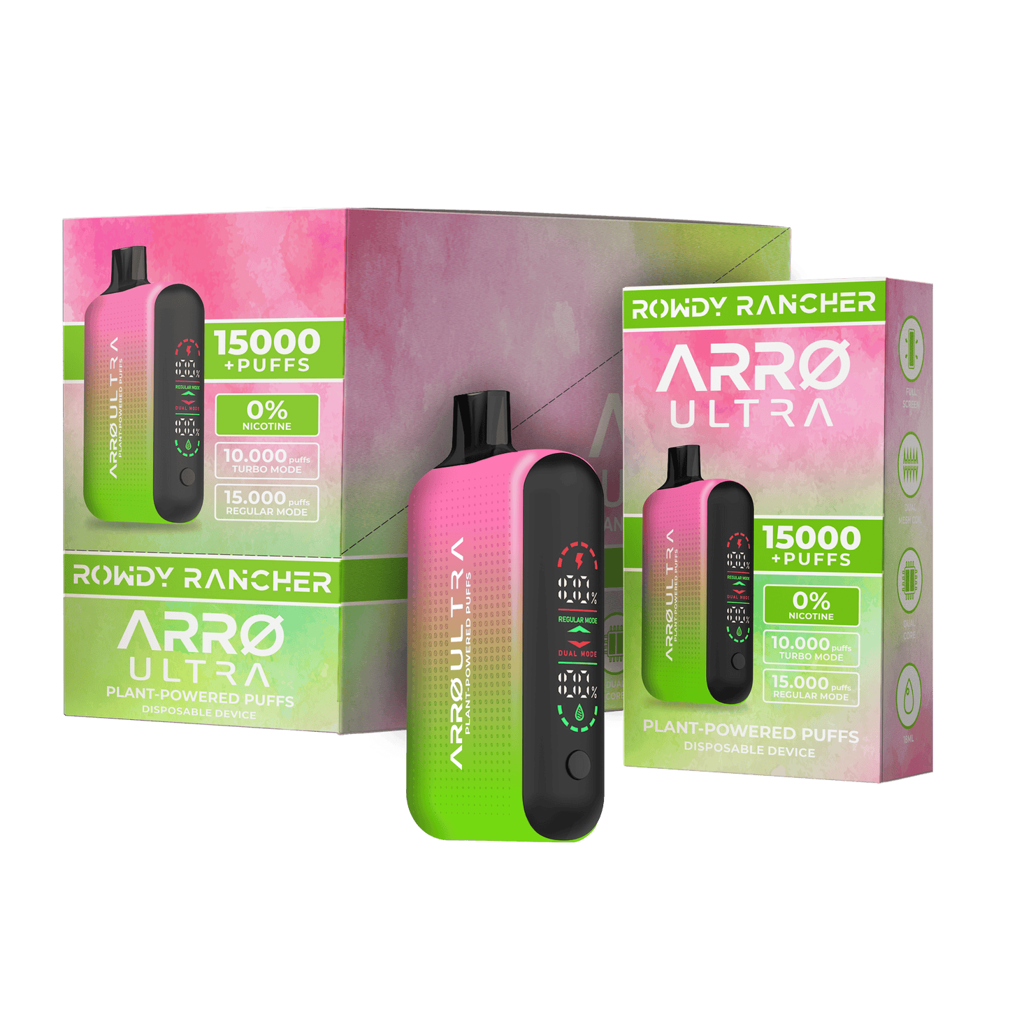 ARRO Ultra Zero Nicotine Disposable 18mL (5/Pack) [DROPSHIP]