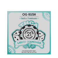 Twenty One THC-A Disposable 3g (6/Pack) [DROPSHIP]