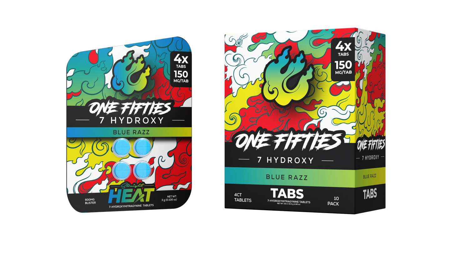 Straight Heat 7Hydroxy One Fifties Tabs 150mg 4ct (SINGLE)