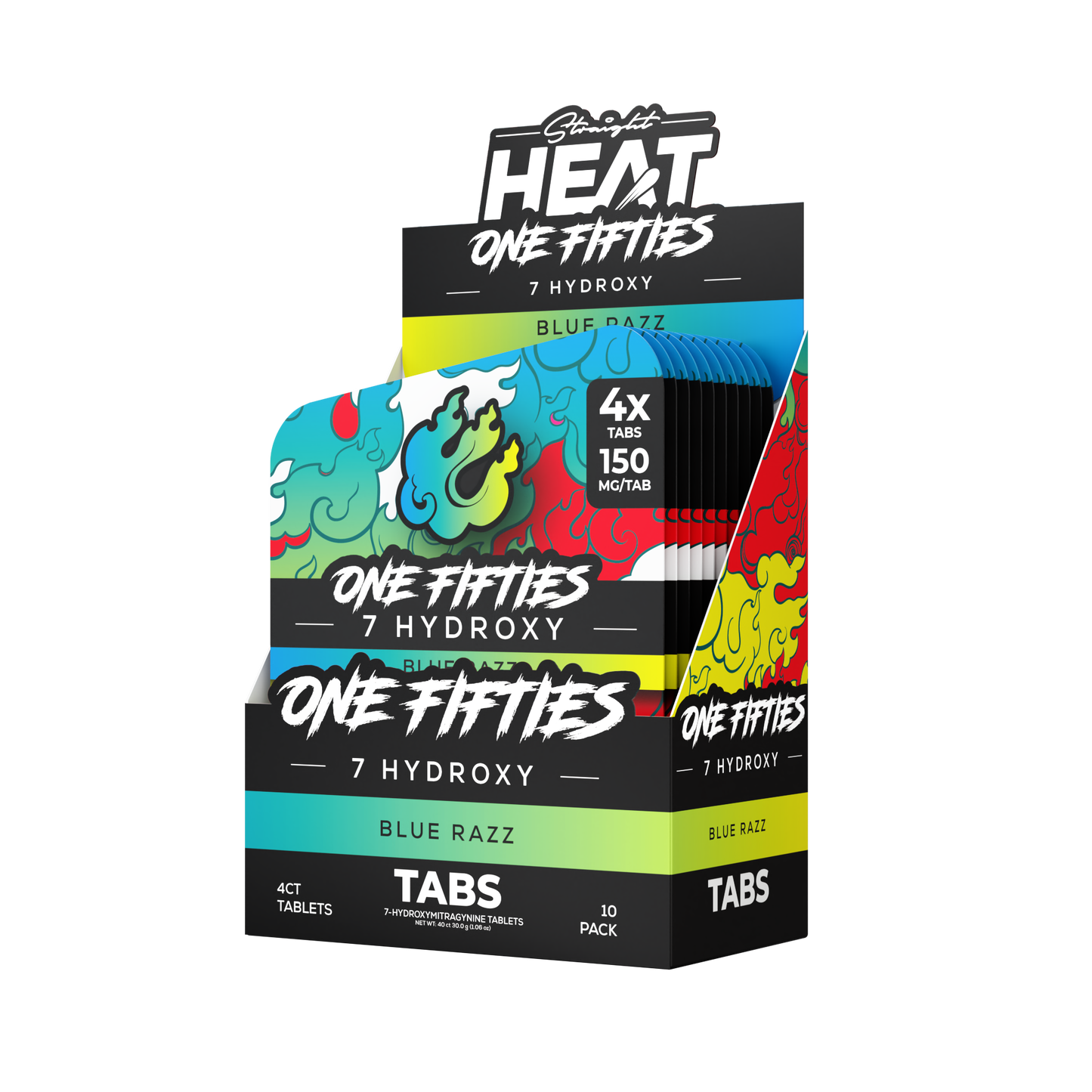 Straight Heat 7Hydroxy One Fifties Tabs 150mg 4ct (SINGLE)