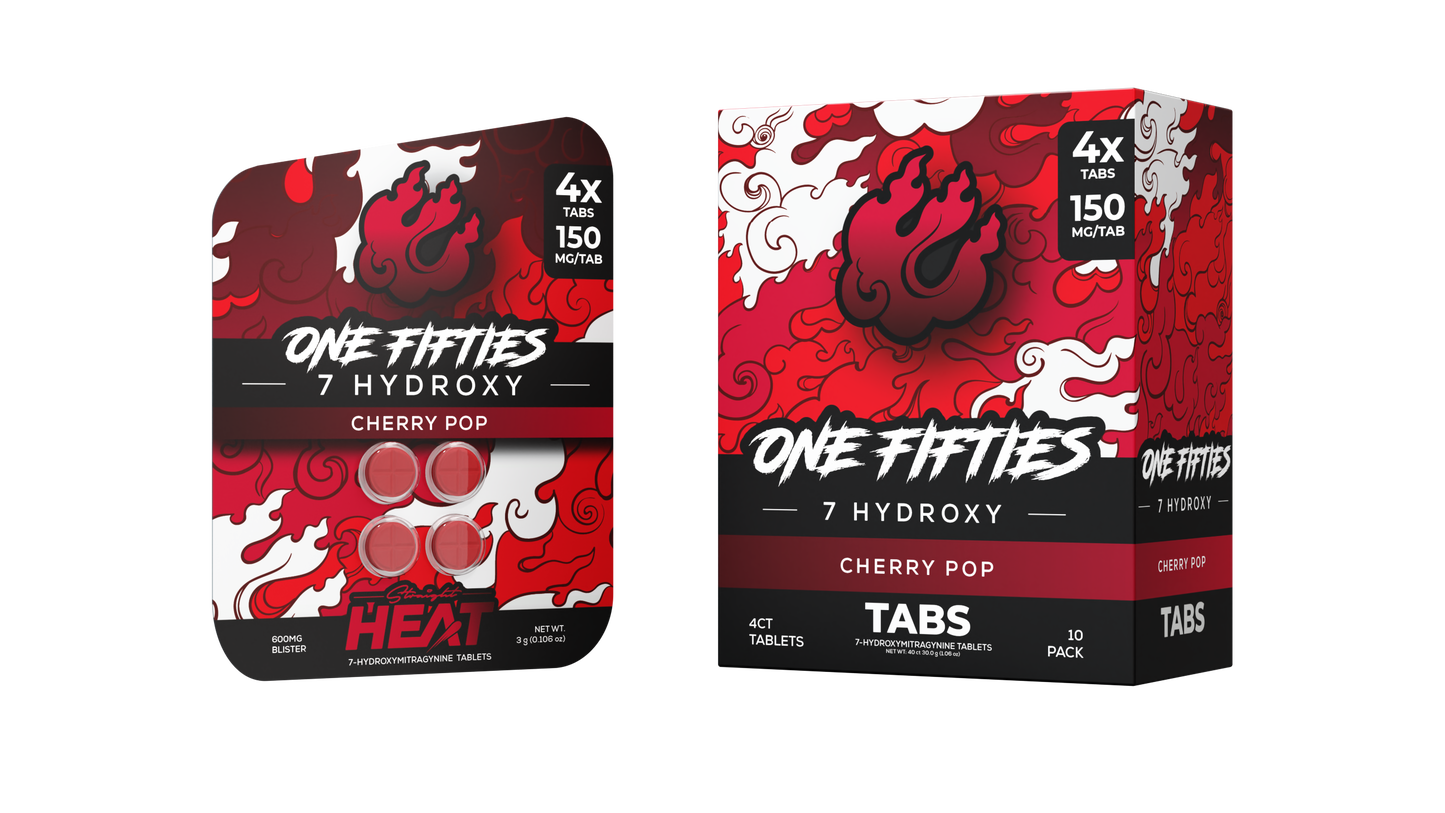 Straight Heat 7Hydroxy One Fifties Tabs 150mg 4ct (SINGLE)