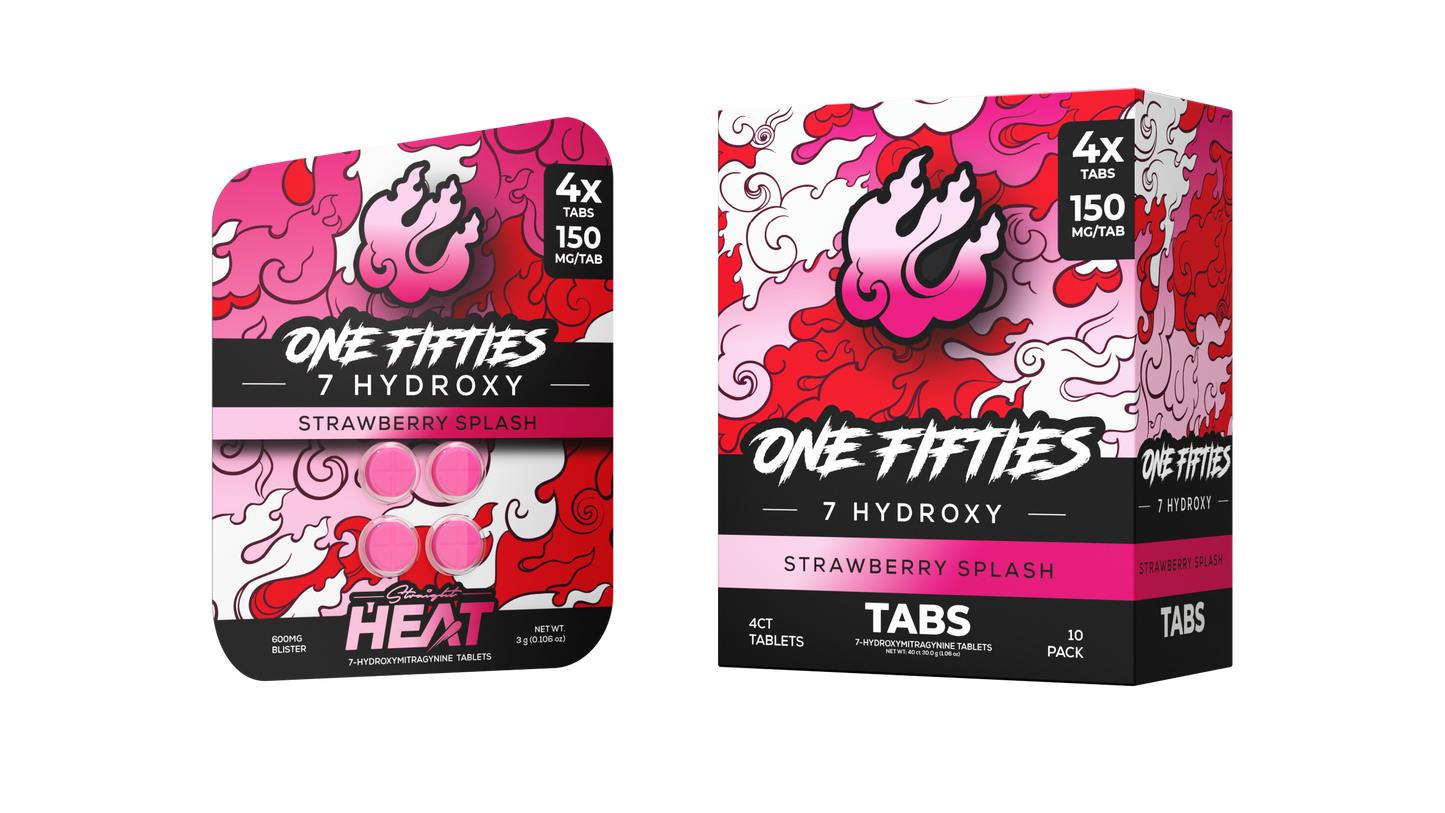 Straight Heat 7Hydroxy One Fifties Tabs 150mg 4ct (SINGLE)