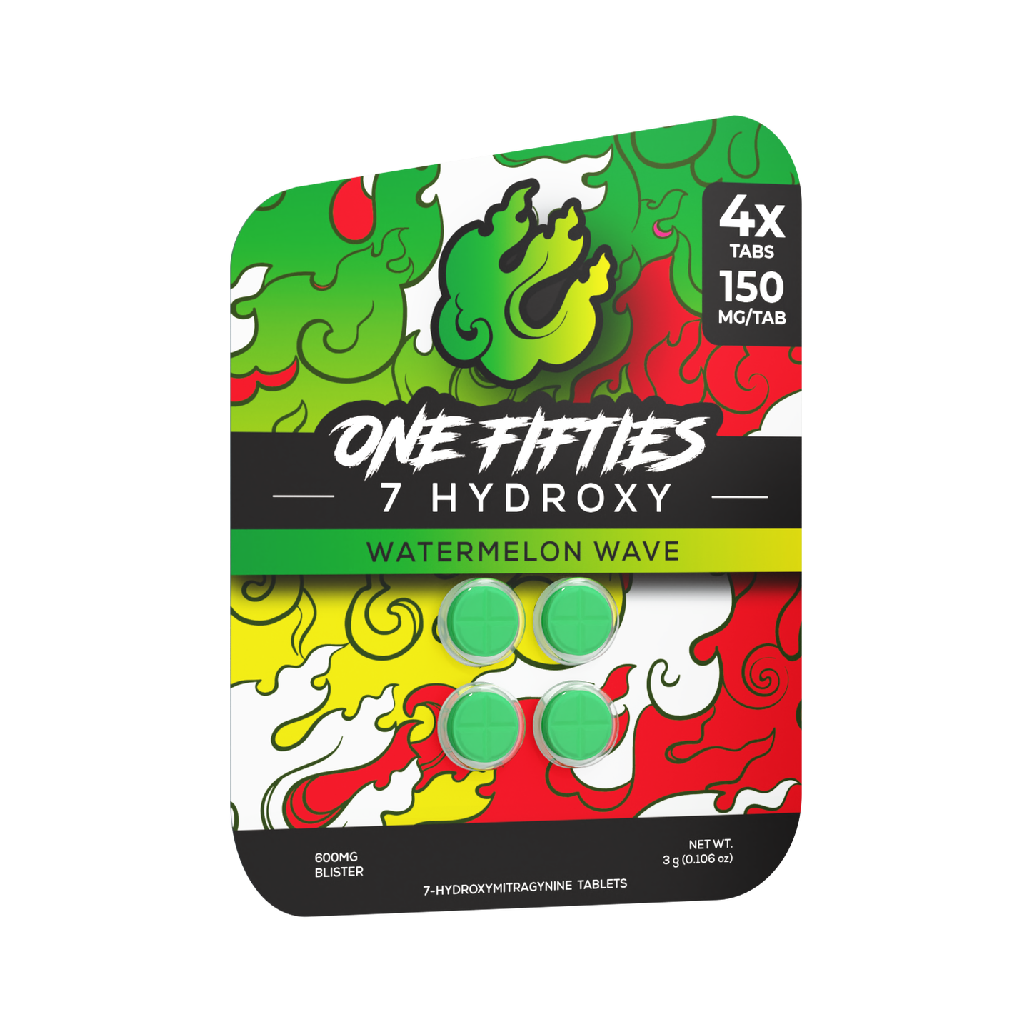 Straight Heat 7Hydroxy One Fifties Tabs 150mg 4ct (SINGLE)