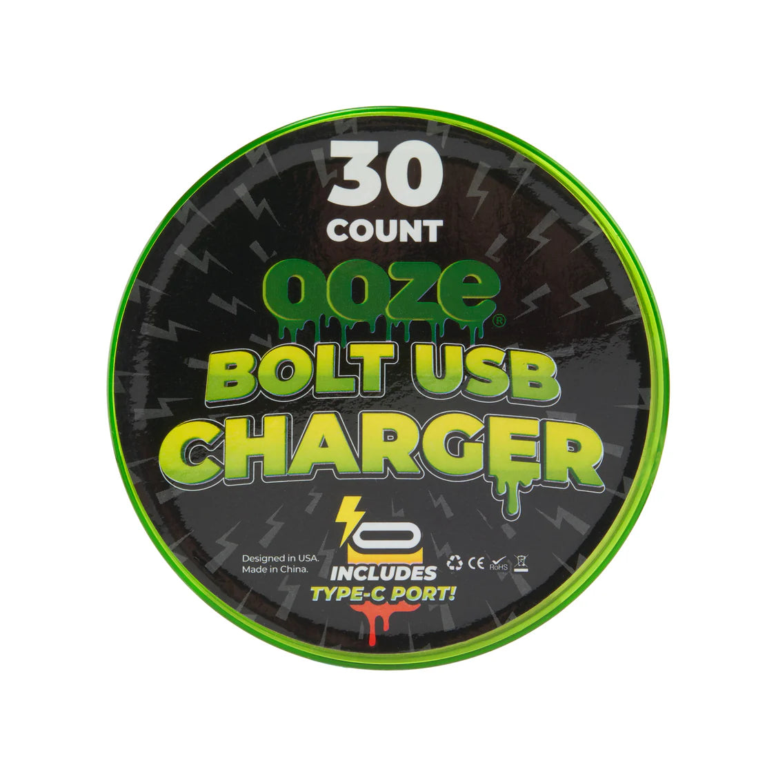 Ooze Bolt USB Charger 510 (30/pack)