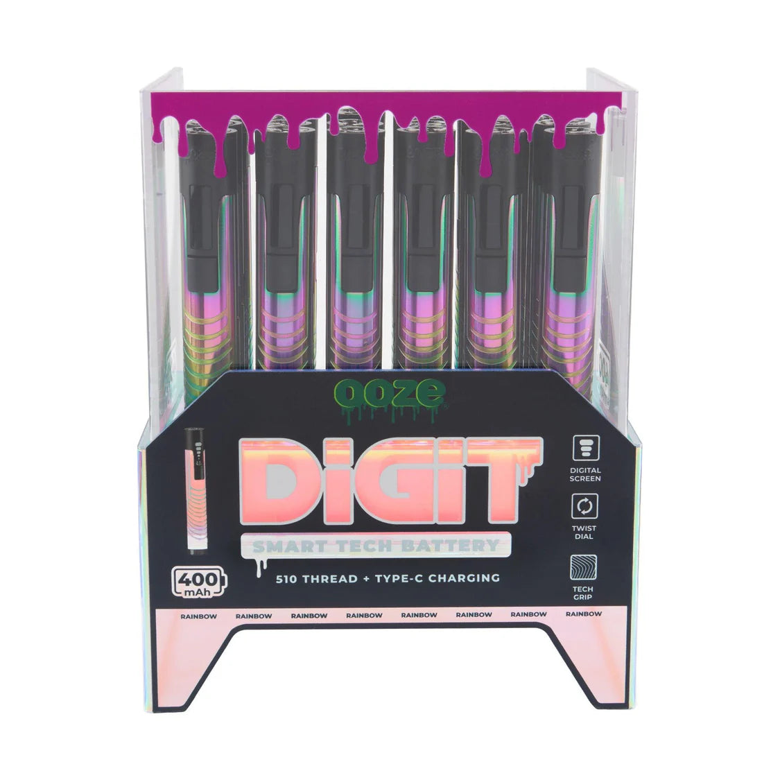 Ooze Digit Battery Display (24/pack)