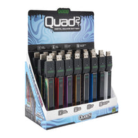 Ooze Quad 2 Battery Display (24/pack) - Assorted Colors
