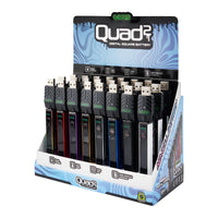Ooze Quad 2 Battery Display (24/pack) - Assorted Colors