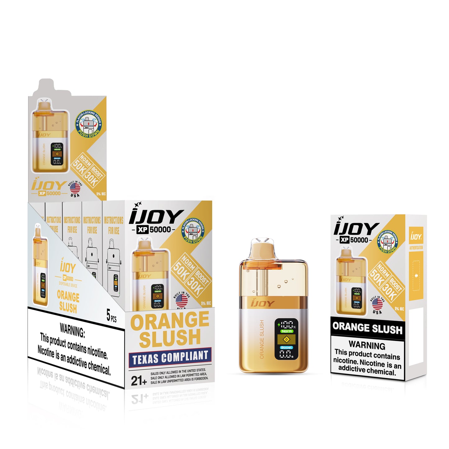 iJoy XP50K Disposable 20mL (5/pack) [Built in USA]