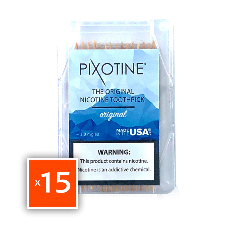 Pixotine Nicotine ToothPick 15ct 3mg (15/Pack) [DROPSHIP]