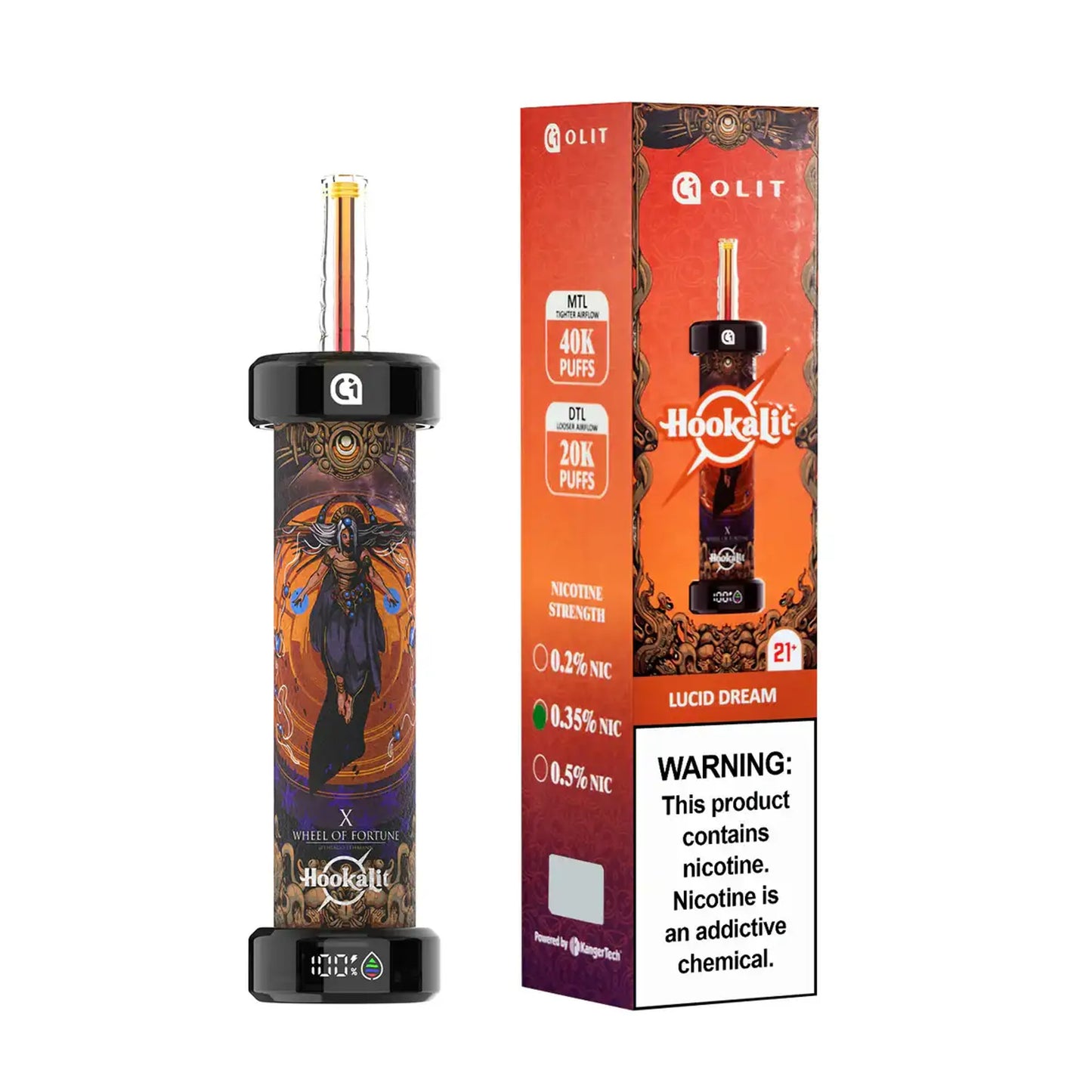 OLIT Hookalit 40000 Disposable 40mL (5/pack)
