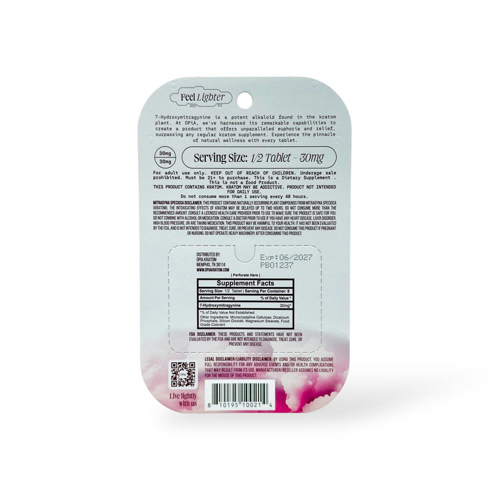 OPiA 7Hydroxy Ultra Tablets 60mg 4ct (SINGLE)