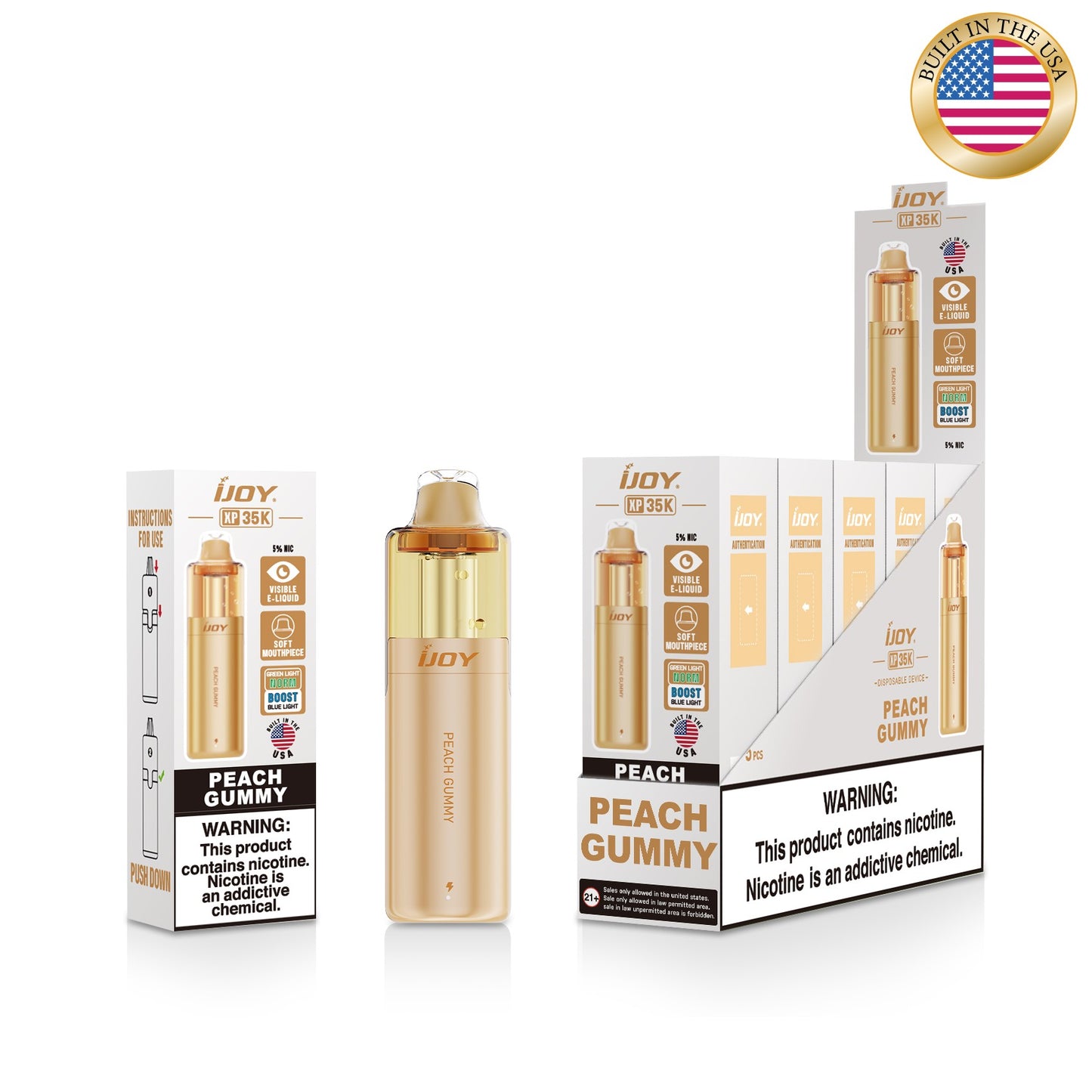 iJoy XP35K Disposable 18mL (5/pack) [TX Compliant]
