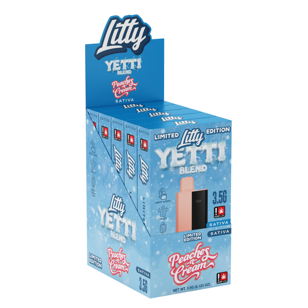 Litty Yetti Blend THC-P Disposable 3.5g (5/Pack) [DROPSHIP]