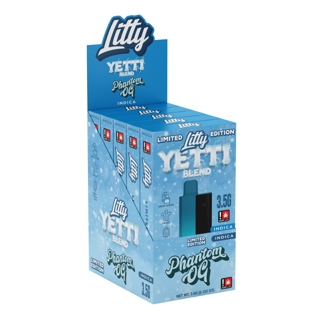 Litty Yetti Blend THC-P Disposable 3.5g (5/Pack) [DROPSHIP]