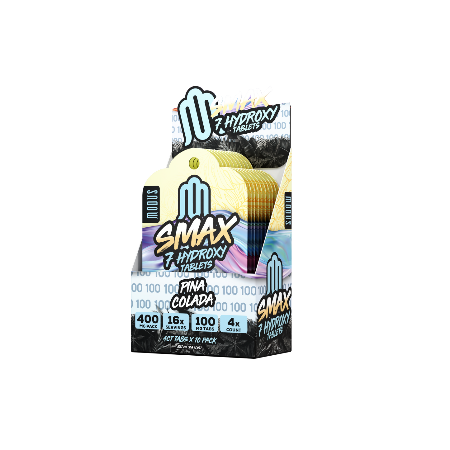 Modus SMAX 7Hydroxy Tablet 4ct 100mg (10/Pack) [DROPSHIP]