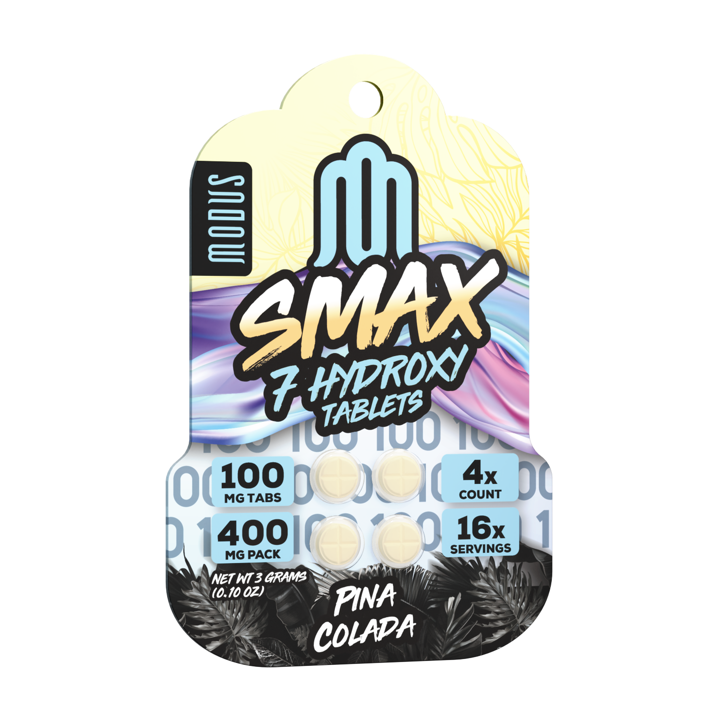 Modus SMAX 7Hydroxy Tablet 4ct 100mg (10/Pack) [DROPSHIP]