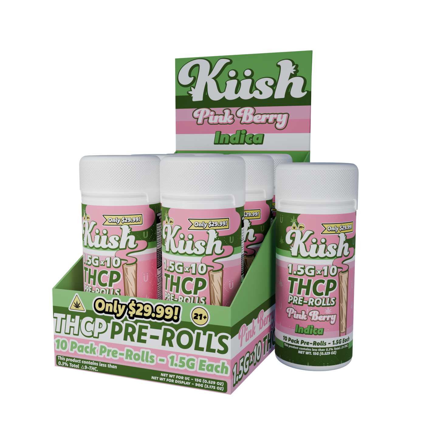 Chapo Kush THC-P Prerolls 1.5g 10ct (6/pack) [DROPSHIP]