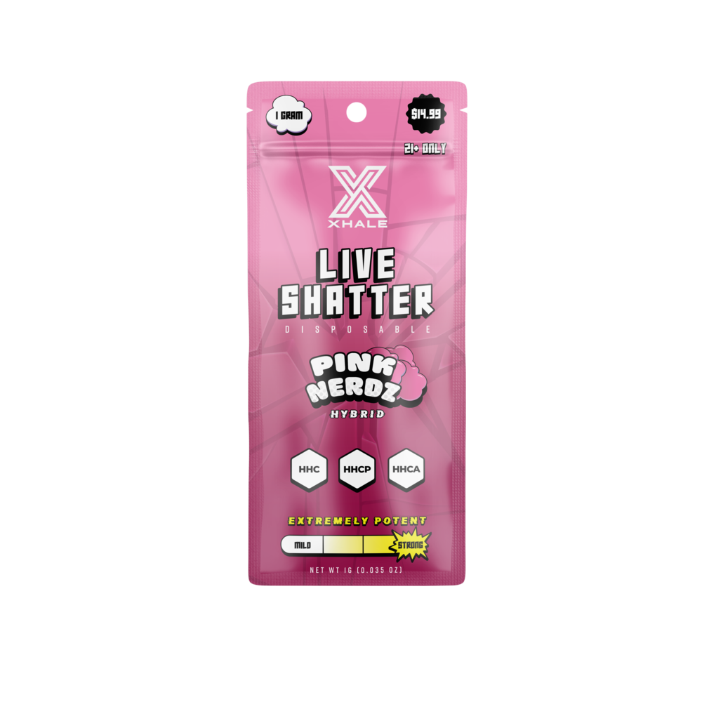 Xhale Live Shatter Disposable 1g (10/Pack) [DROPSHIP]