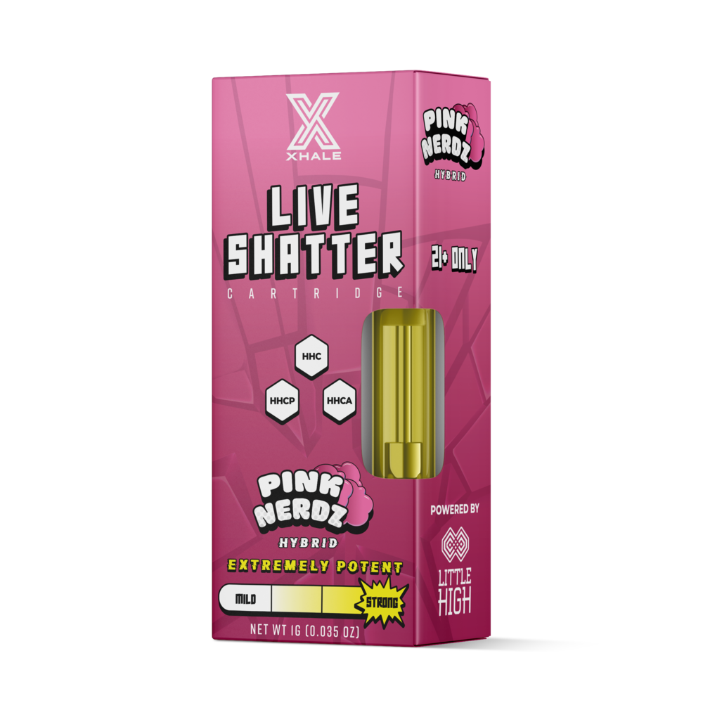 Xhale Live Shatter Cartridge 1g (5/Pack) [DROPSHIP]