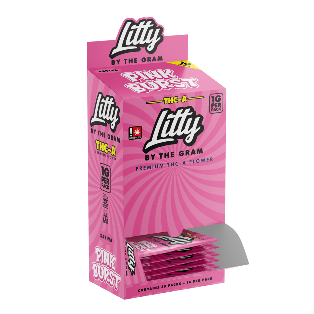 Litty THC-A Flower Bag 1g (50/Pack) [DROPSHIP]