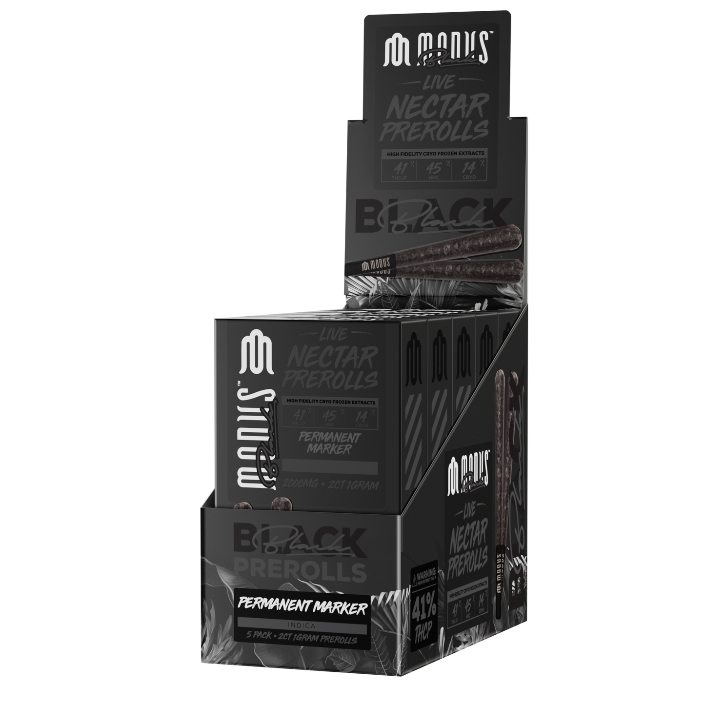 Modus Black Pre-Rolls 2ct 2000mg (SINGLE) [DROPSHIP]