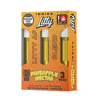 Litty AF Blend THC-A Cartridge 1g 3ct (5/Pack) [DROPSHIP]
